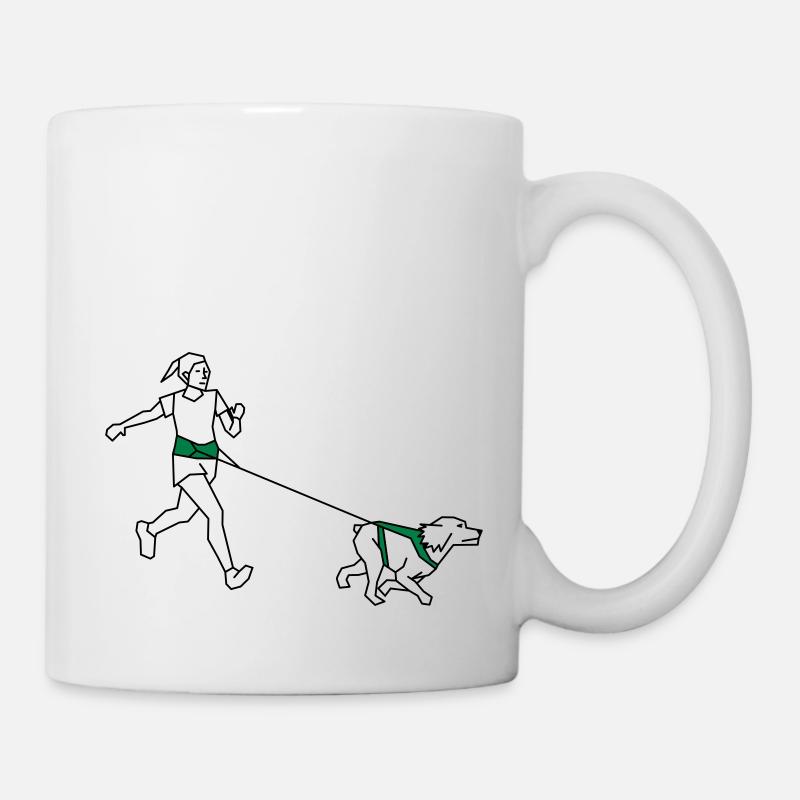 Canicross - Mug blanc - blanc