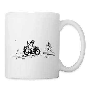 Jäger auf Tour - Tasse - Weiß - Rechts