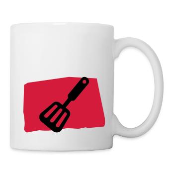 pfannenwender_c2 - Tasse - Weiß - Rechts