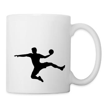 HANDBALLER gift club club player coach - Mug - white - Right
