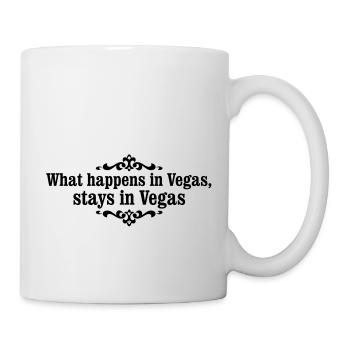 was in Vegas passiert ... - Tasse - Weiß - Rechts