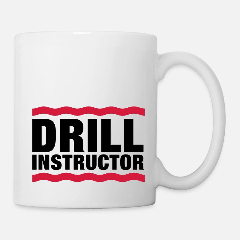 drill_instructor__f2 - Tasse - Weiß