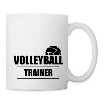 Entraîneur de volleyball Entraîneur jouant au sport - Mug blanc - blanc - Droite