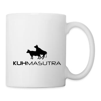 Kuh-masutra Kamasutra Schweiz Kuh - Tasse - Weiß - Rechts