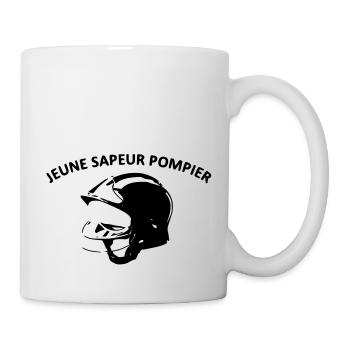 jeune sapeur pompier - Mug blanc - blanc - Droite