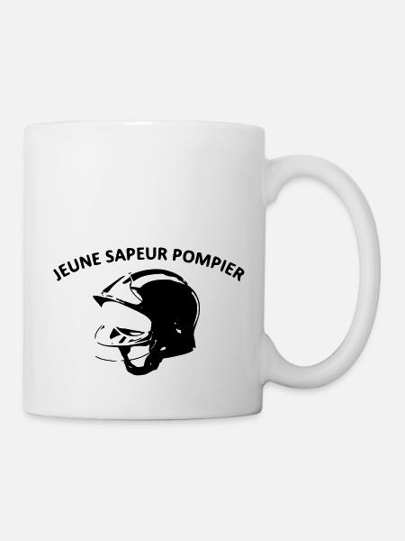 jeune sapeur pompier - Mug blanc - blanc