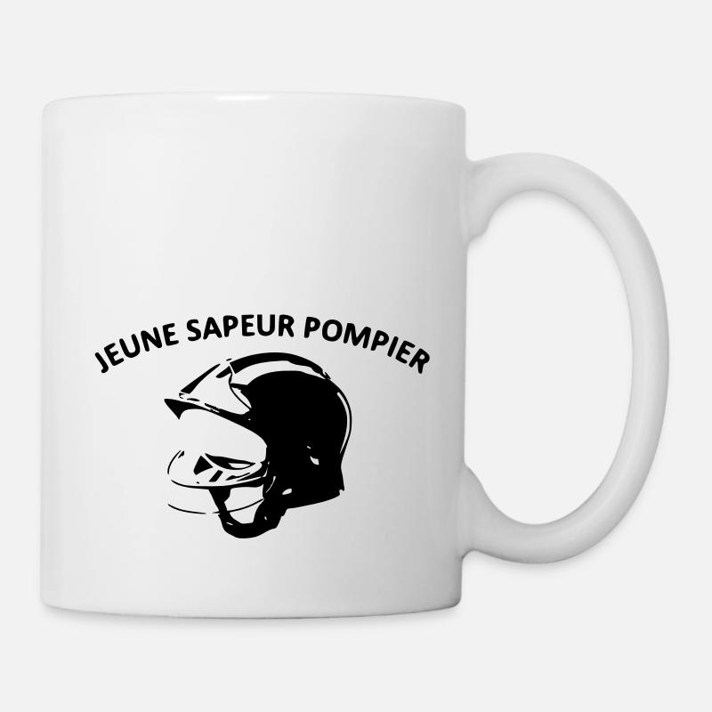 jungen Feuerwehrmann - Tasse - Weiß