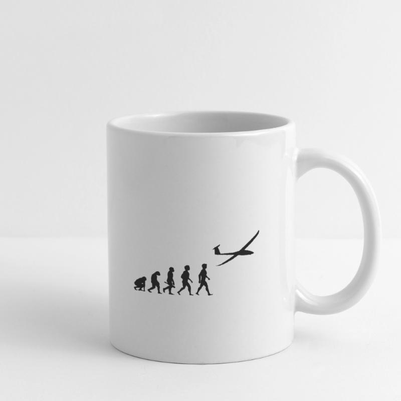 Evolution glider glider plane Mug