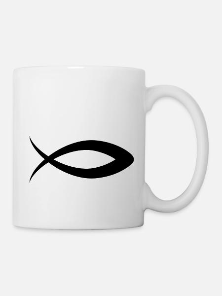 fish__f1 - Tasse - Weiß