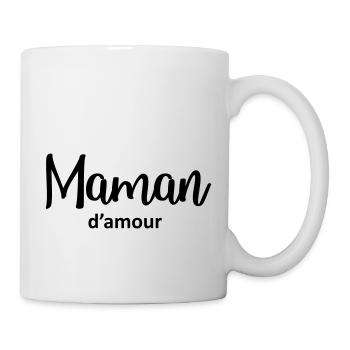 Maman d amour - Mug blanc - blanc - Droite