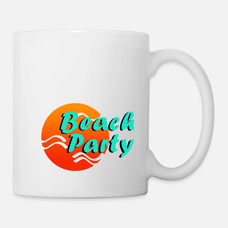 Beach party - Mug - white