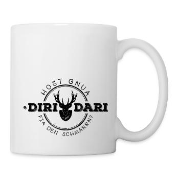 Gnua Diridari - schwarz - Tasse - Weiß - Rechts