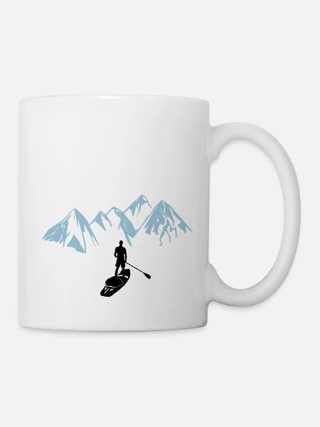 Stand Up Paddle - Berge & Touring Abenteuer SUP - Tasse - Weiß