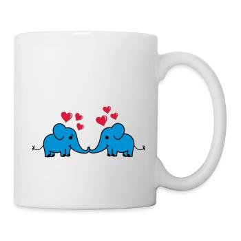 elefant_love - Mug - white - Right
