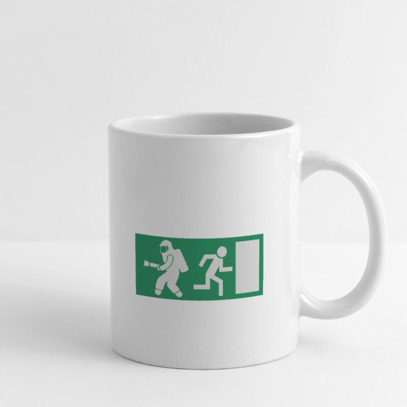 Firefighter Exit Emergency Exit Mug