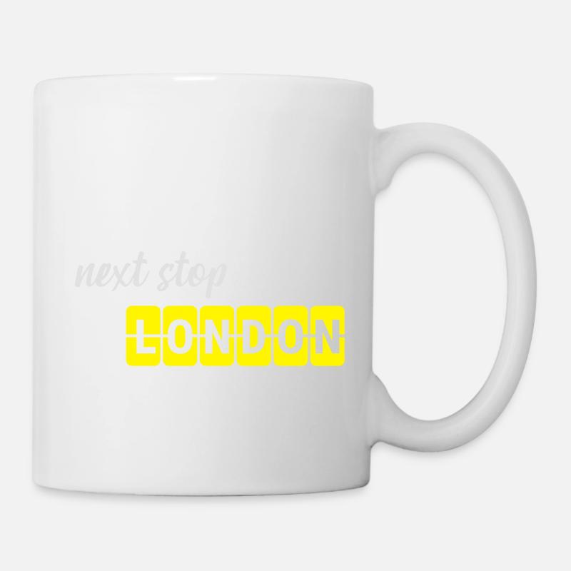 Next Stop London – Voyagez avec des amis - Mug blanc - blanc