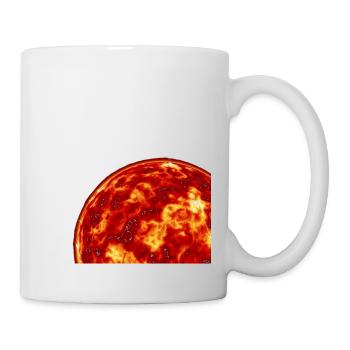 soleil - Mug blanc - blanc - Droite