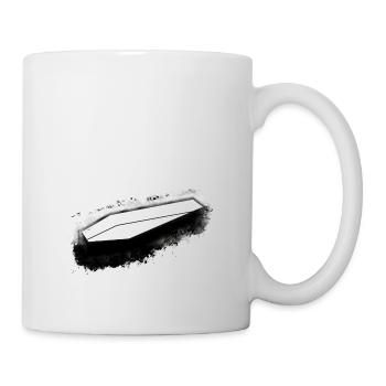 Sarg Dracula hell glühend - Tasse - Weiß - Rechts