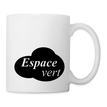 espace vert - Mug blanc - blanc - Droite