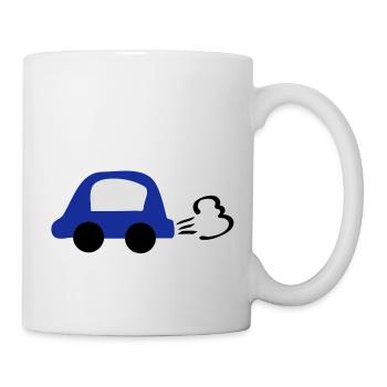 blue_car - Mug blanc - blanc - Droite