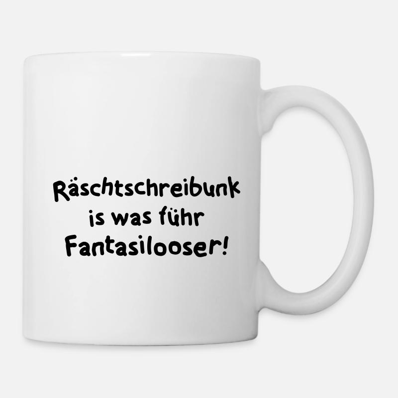 Orthographe - Mug blanc - blanc