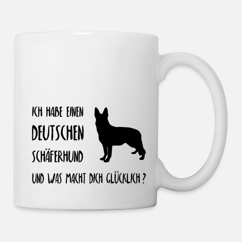 Deutscher Schäferhund - Tasse - Weiß