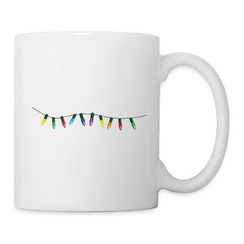 Accessoires de décoration de Noël - Mug blanc - blanc - Droite