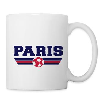 Paris foot - Mug blanc - blanc - Droite