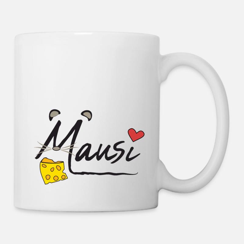 Mausi - Tasse - Weiß