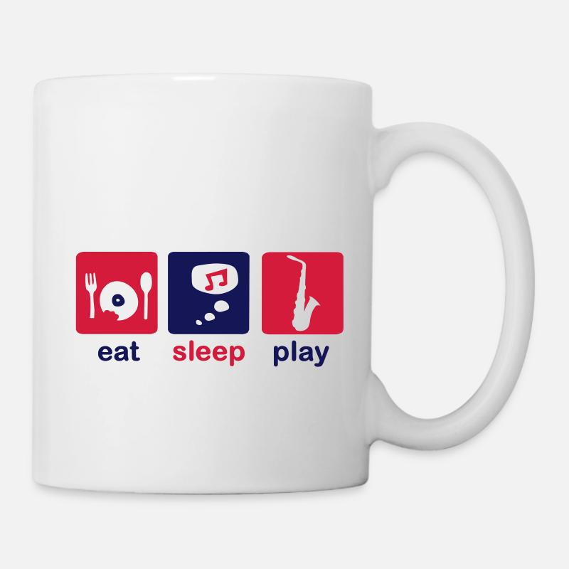 saxophone - Mug blanc - blanc