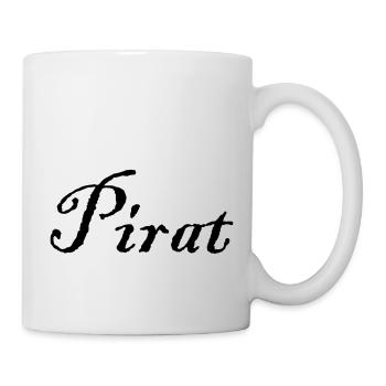 Pirat / Piraten - Tasse - Weiß - Rechts