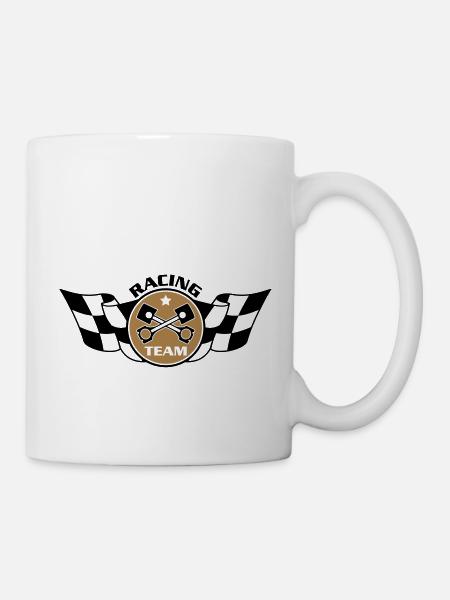Racing Team 2c - Tasse - Weiß