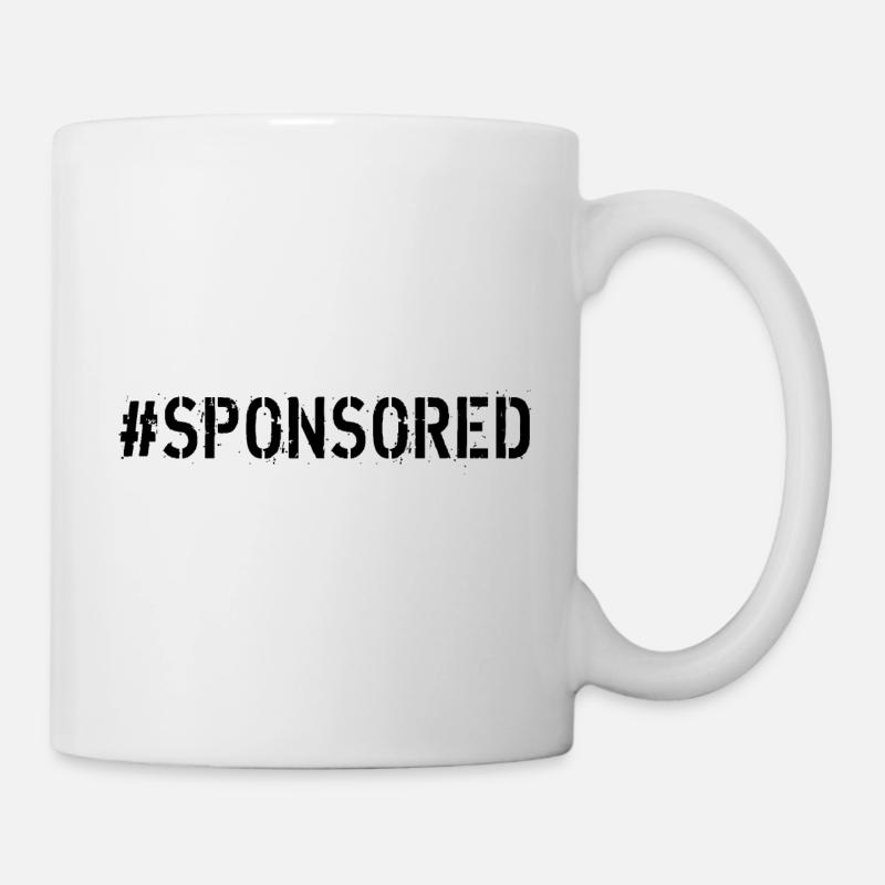 #SPONSORED BLACK - Mug - white