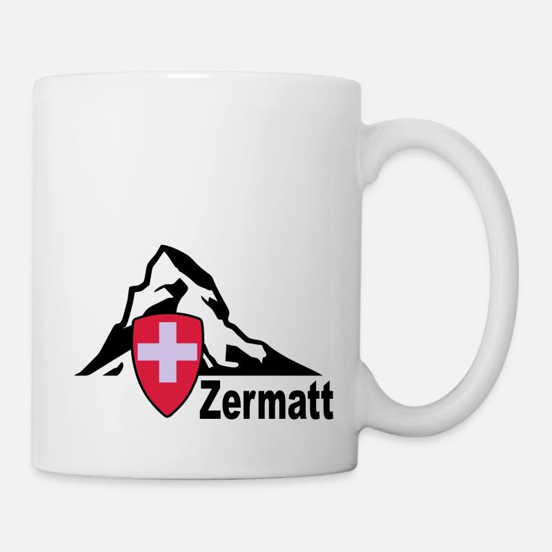 zermatt - Tasse - Weiß