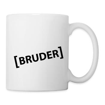 Bruder - Tasse - Weiß - Rechts