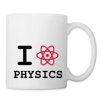 I Love Physics ! - Mug blanc - blanc - Droite