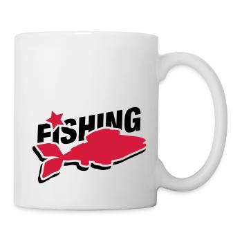 fishing_design_wo2 - Mug blanc - blanc - Droite
