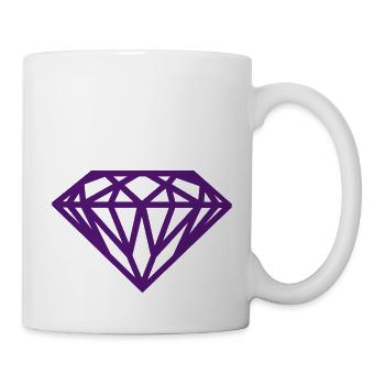 Diamant - Tasse - Weiß - Rechts