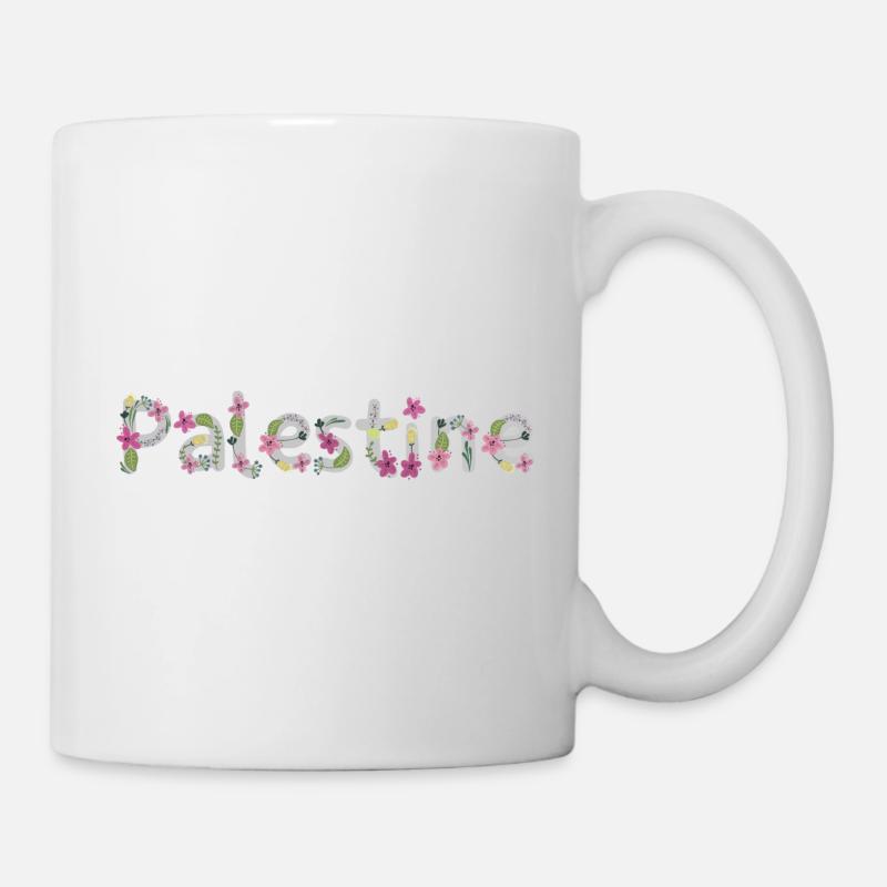 Fleur de Palestine - Fleur de Palestine - Mug blanc - blanc