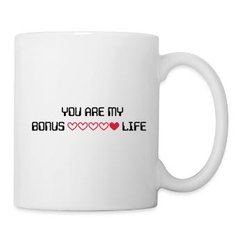 You are my bonus life - Mug blanc - blanc - Droite
