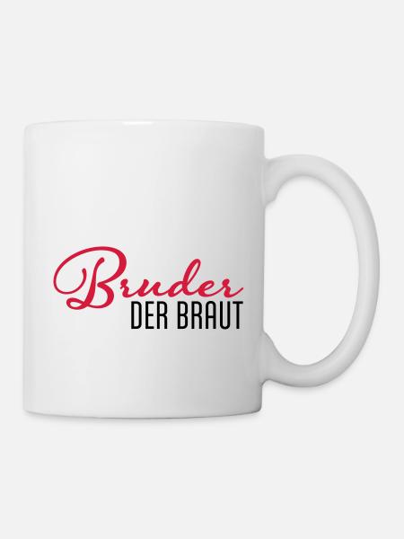brother of the bride - Mug - white