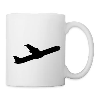 flugzeug_f1 - Mug - white - Right
