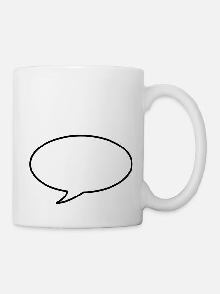 bubble - Tasse - Weiß