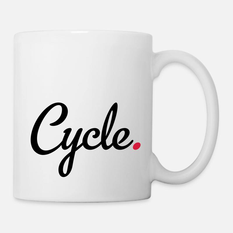 cyclisme - Mug blanc - blanc