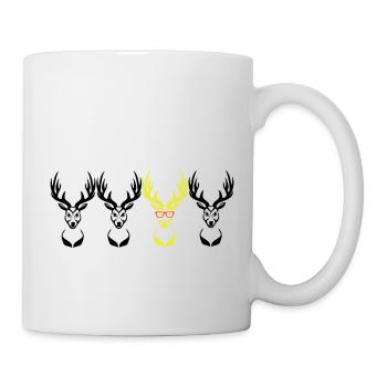 Be different! Réservé Nerd Geek 3c - Mug blanc - blanc - Droite