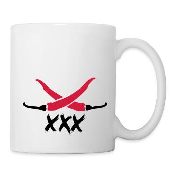 Chilli XXX - Tasse - Weiß - Rechts