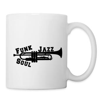 Trumpet Jazz Funk Soul - Mug - white - Right