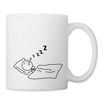 Sleeping - Tasse - Weiß - Rechts