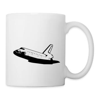 Space Shuttle (no emblems) - Mug - white - Right