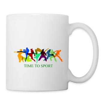 Sport - Mug blanc - blanc - Droite